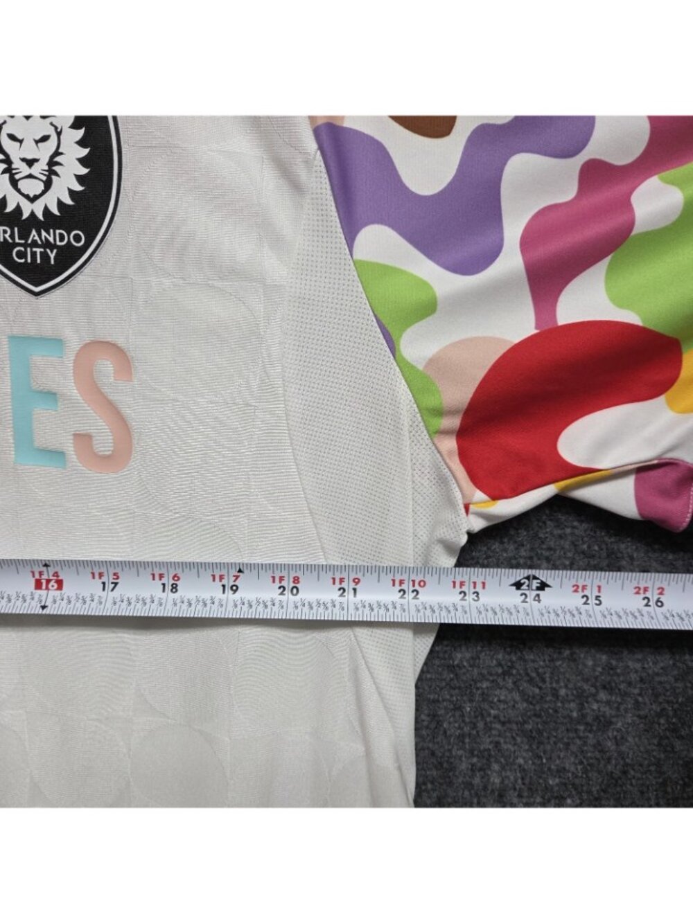 Adidas Men XL Tiro Jersey Love Unites Jersey HY5899 Multicolor Orlando City READ - Picture 6 of 11